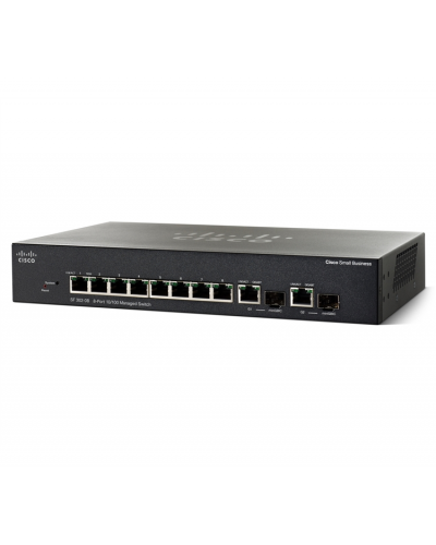 Cisco SF302-08 8-port 10/100 Managed Switch with Gigabit Uplinks