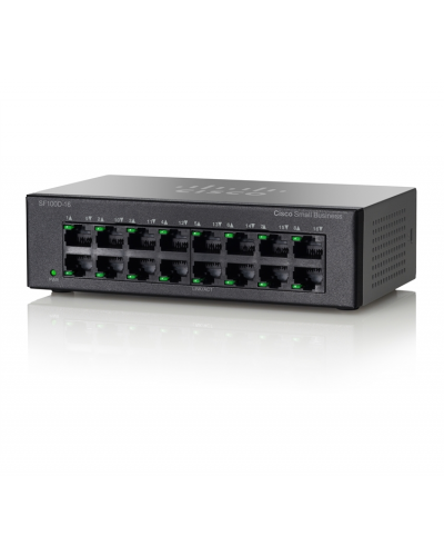 Cisco SF100D-16 16-Port 10/100 Desktop Switch