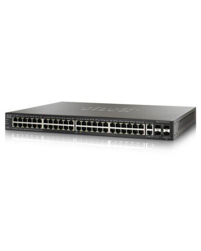 Cisco SF500-48 48-port 10/100 Stackable Managed Switch with Gigabit Uplinks