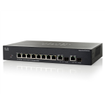 Cisco SF302-08P 8-port 10/100 PoE Managed Switch w/Gig Uplinks