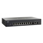 Cisco SG300-10PP 10-port Gigabit PoE+ Managed Switch
